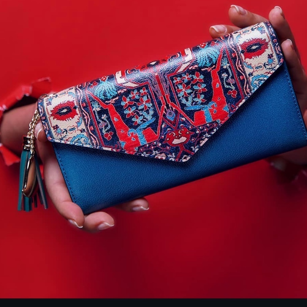 I Love Baku Clutch Wallet New Without Tags - Picture 3 of 8